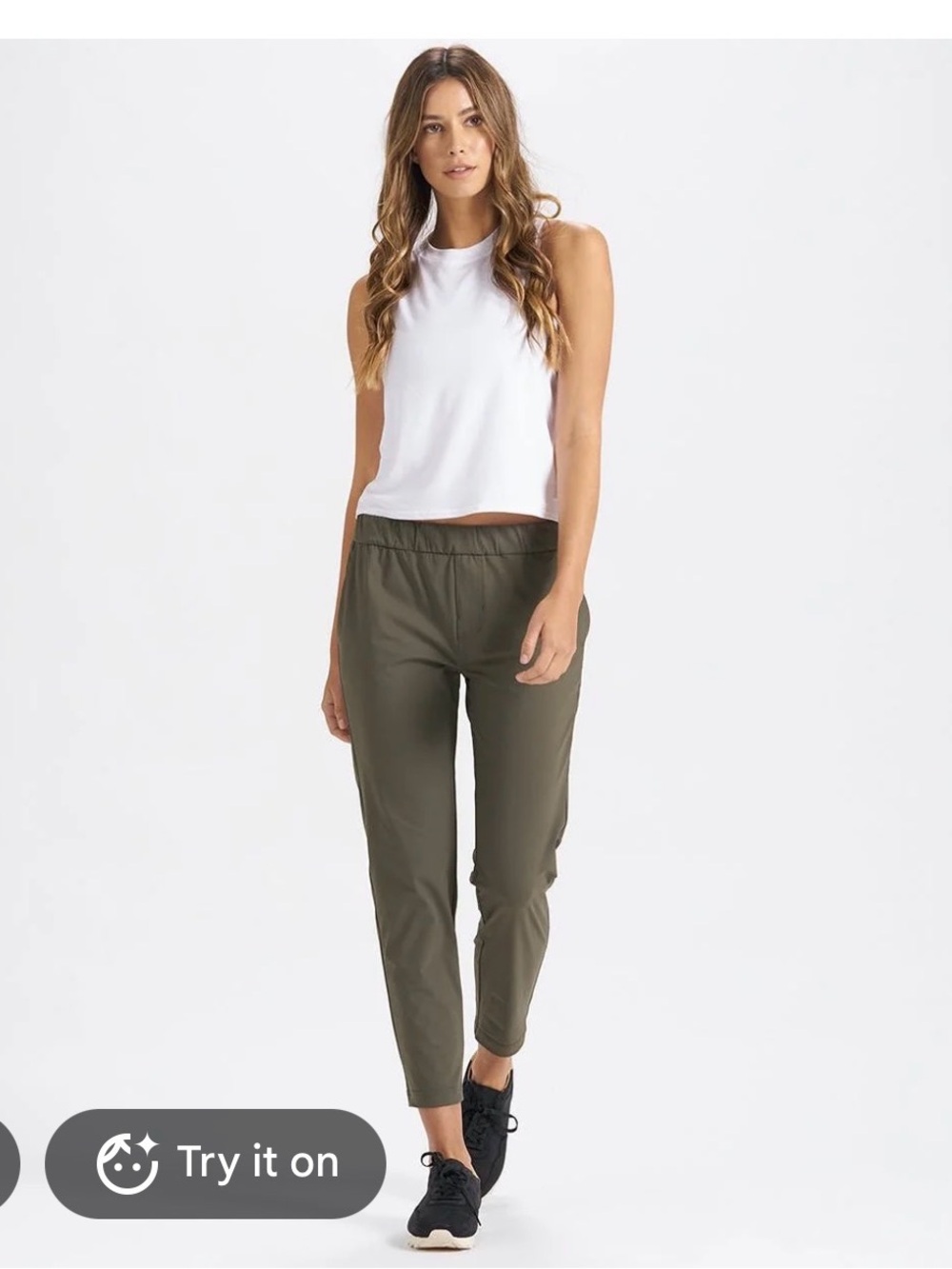 Vuori Miles Ankle Pants Oregano Mid Rise Straight Leg Jogger